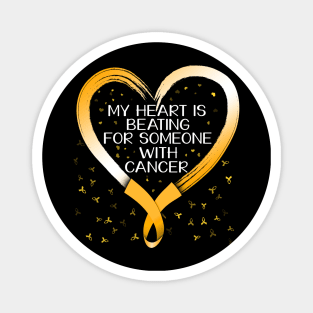 my heart appendix cancer awareness Magnet